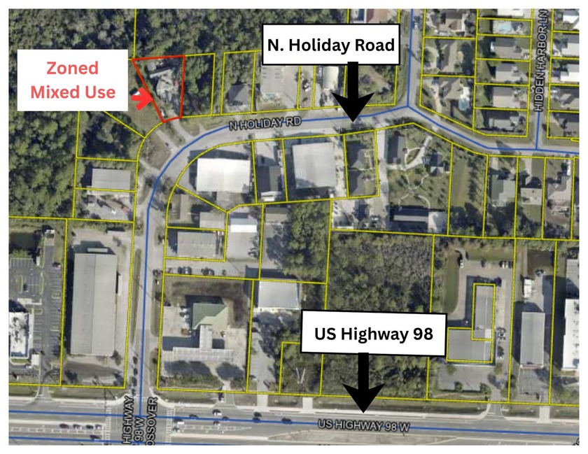 Prime mixed-use lot in the heart of Miramar Beach. Existing - Beach Lot for sale in Miramar Beach, Florida on Beachhouse.com