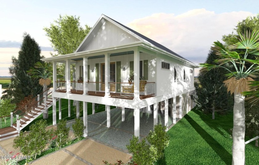 Ready for island living in a lush and private area on Harbor - Beach Home for sale in Harbor Island, South Carolina on Beachhouse.com