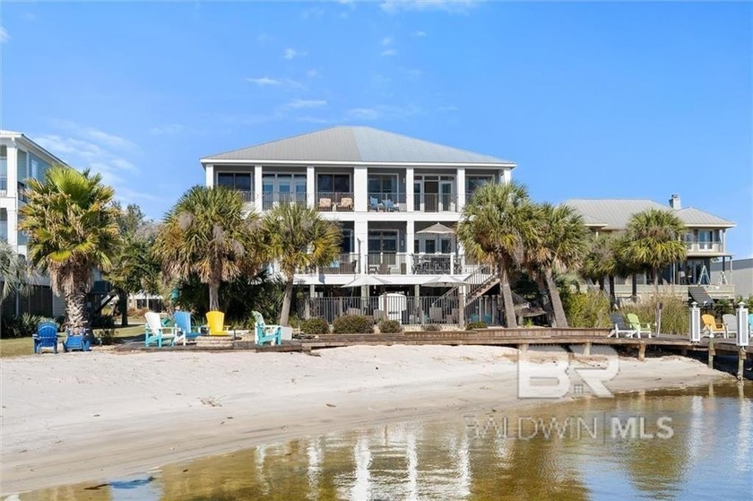 WATERFRONT PROPERTY w/PRIVATE BEACH ON COTTON BAYOU | One unit - Beach Home for sale in Orange Beach, Alabama on Beachhouse.com
