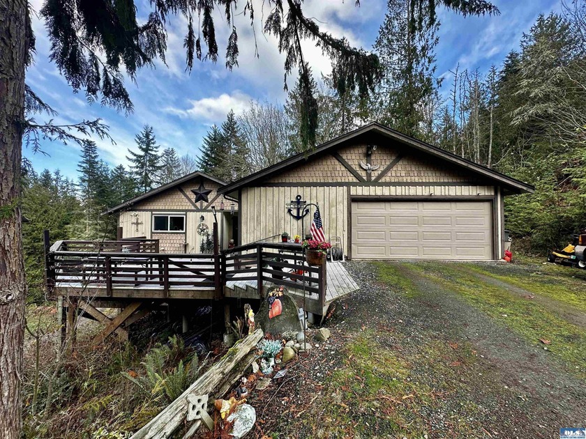 Set on over 5 private acres, this distinctive 2270sf home blends - Beach Home for sale in Sequim, Washington on Beachhouse.com