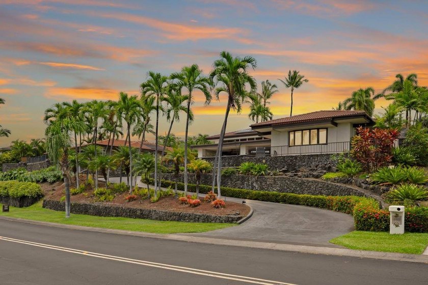 Perched in the prestigious, 24-hour guard-gated community of - Beach Home for sale in Kailua Kona, Hawaii on Beachhouse.com