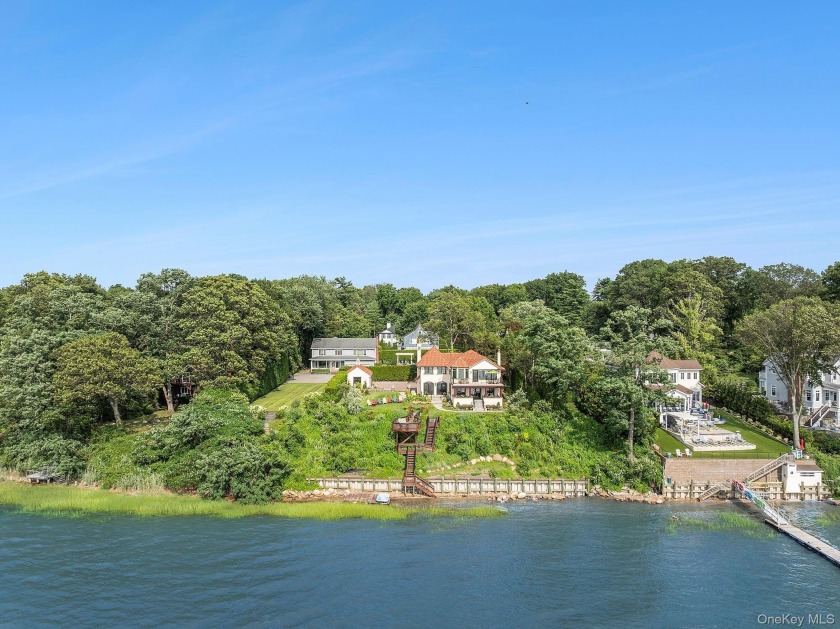 Immerse yourself in this stunning waterfront villa on Centre - Beach Home for sale in Oyster Bay, New York on Beachhouse.com