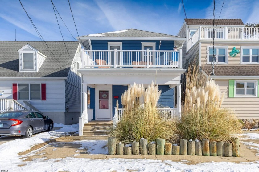 There may be snow on the ground but beach vibes only from this - Beach Home for sale in Ventnor Heights, New Jersey on Beachhouse.com