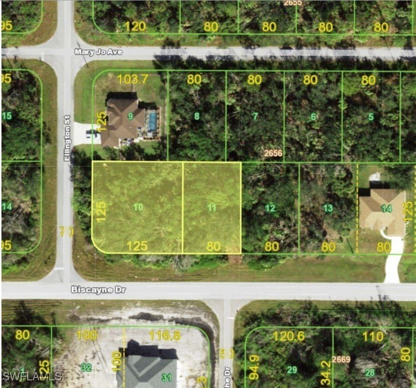 SUPER OVERSIZED CORNER DOUBLE LOT!!! CITY WATER! No HOA, deed - Beach Lot for sale in Port Charlotte, Florida on Beachhouse.com