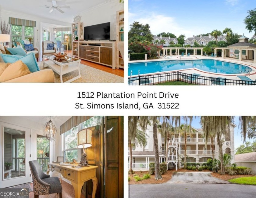 Nestled on the northern tip of the island, this fully furnished - Beach Condo for sale in Saint Simons, Georgia on Beachhouse.com