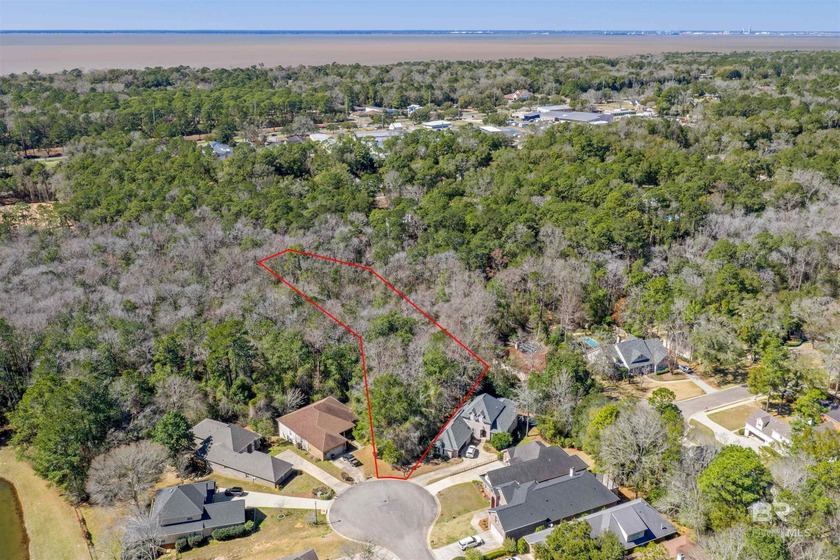 Located on a quiet cul-de-sac and set on 1.39 acres with Rock - Beach Lot for sale in Fairhope, Alabama on Beachhouse.com