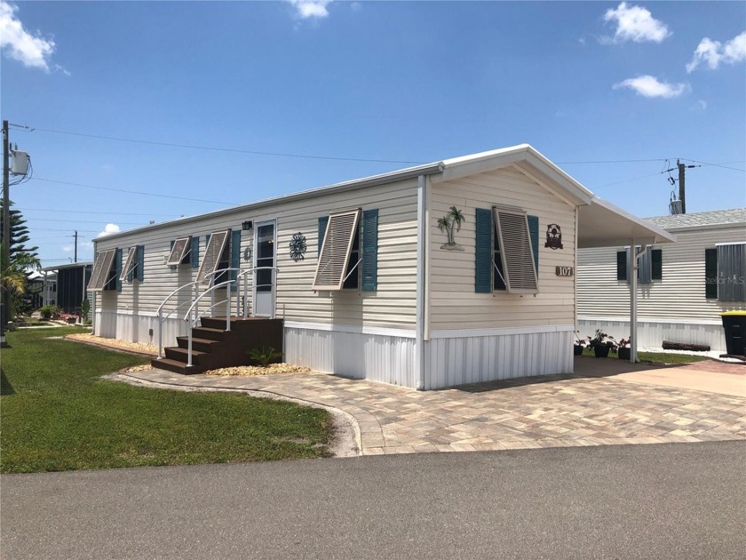 Impressive 2 Bedroom 2 Bathroom mobile home with 2 Car Carport - Beach Home for sale in Punta Gorda, Florida on Beachhouse.com