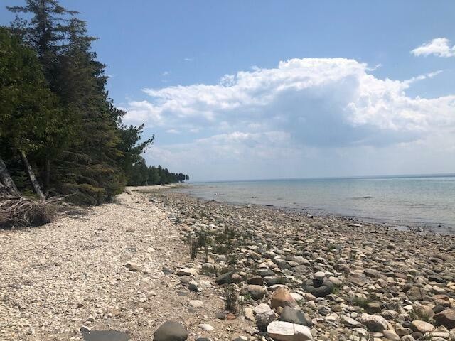455+/- feet of beautiful Lake Huron Waterfrontage just west of - Beach Acreage for sale in Bois Blanc Island, Michigan on Beachhouse.com