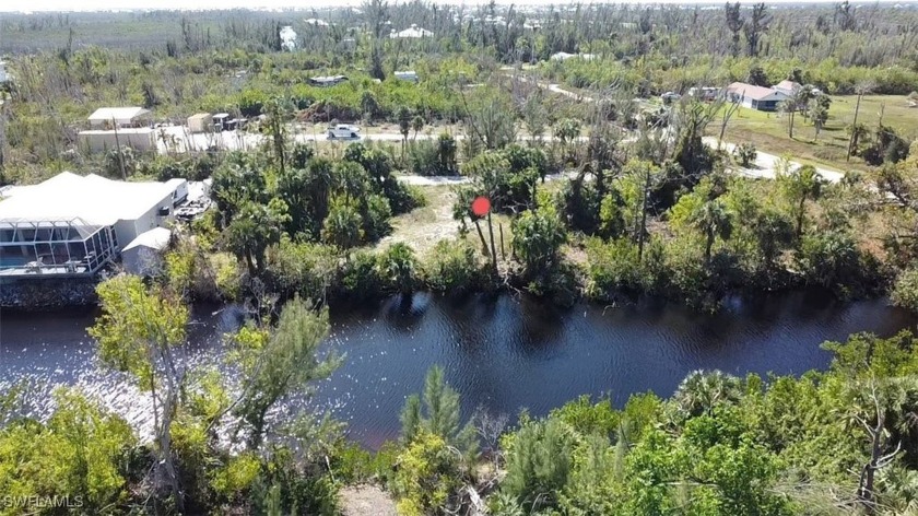 Waterfront and peaceful!  Partially cleared building lot in St - Beach Lot for sale in St. James City, Florida on Beachhouse.com