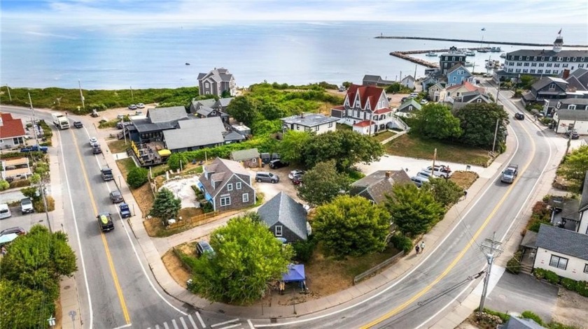 Located at the iconic four-corner intersection of Bridgegate - Beach Commercial for sale in Block Island, Rhode Island on Beachhouse.com