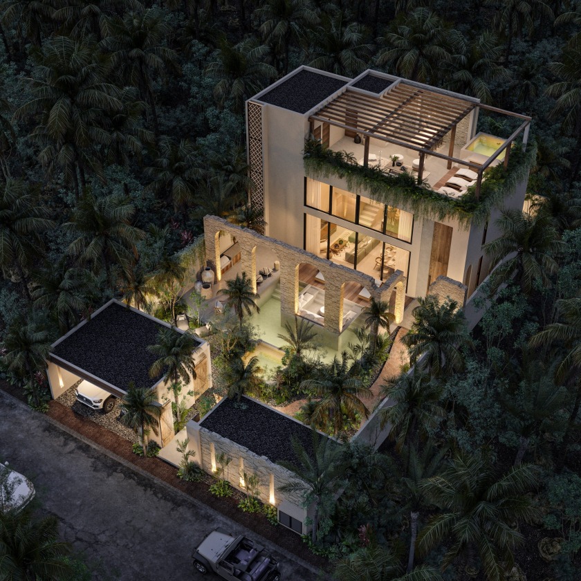 Villa Satori Korin - An Architectural Masterpiece of Refined - Beach Home for sale in Tulum,  on Beachhouse.com