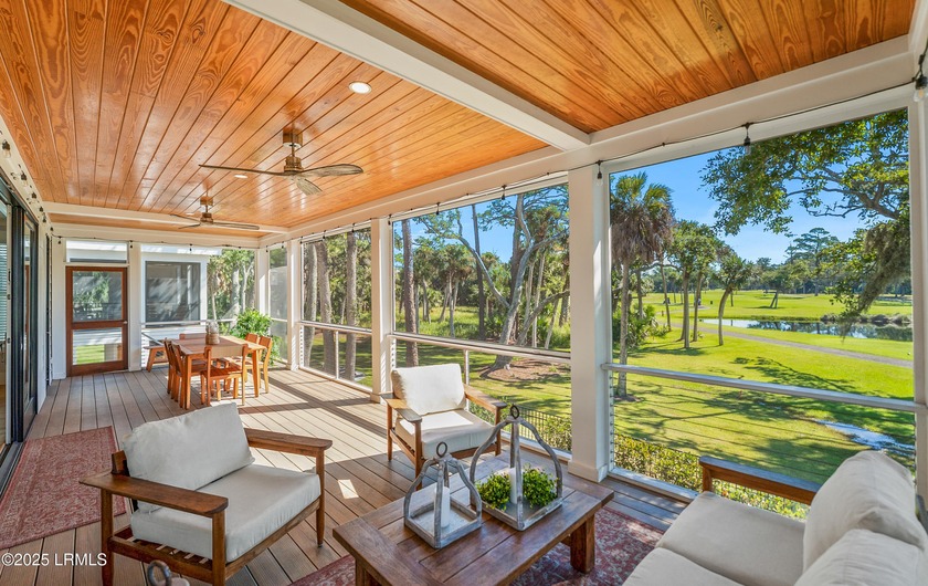 Built in 2022, with long views of the Ocean Creek Golf Course - Beach Home for sale in Saint Helena Island, South Carolina on Beachhouse.com