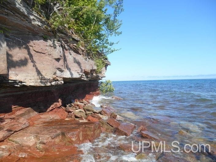 This Lake Superior building site is spectacular.  The view to - Beach Acreage for sale in Au Train, Michigan on Beachhouse.com