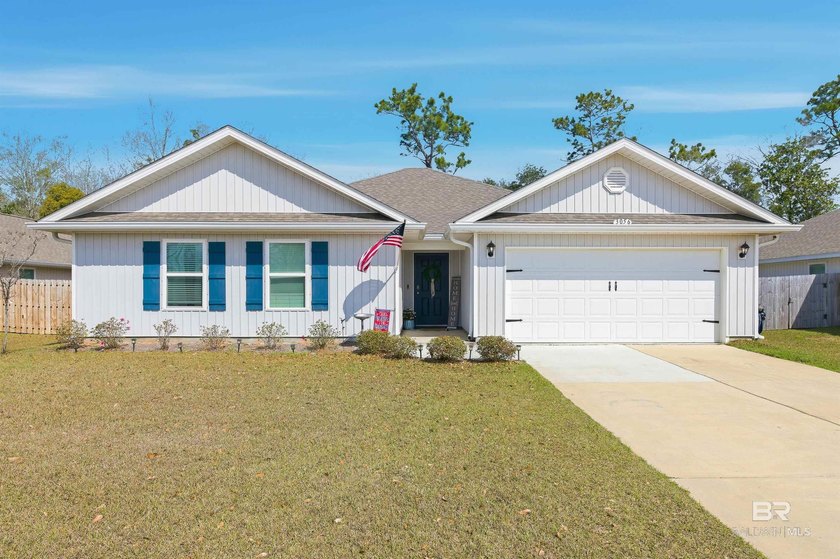 Welcome to this beautiful 4-bedroom, 2-bath home built in 2023 - Beach Home for sale in Lillian, Alabama on Beachhouse.com