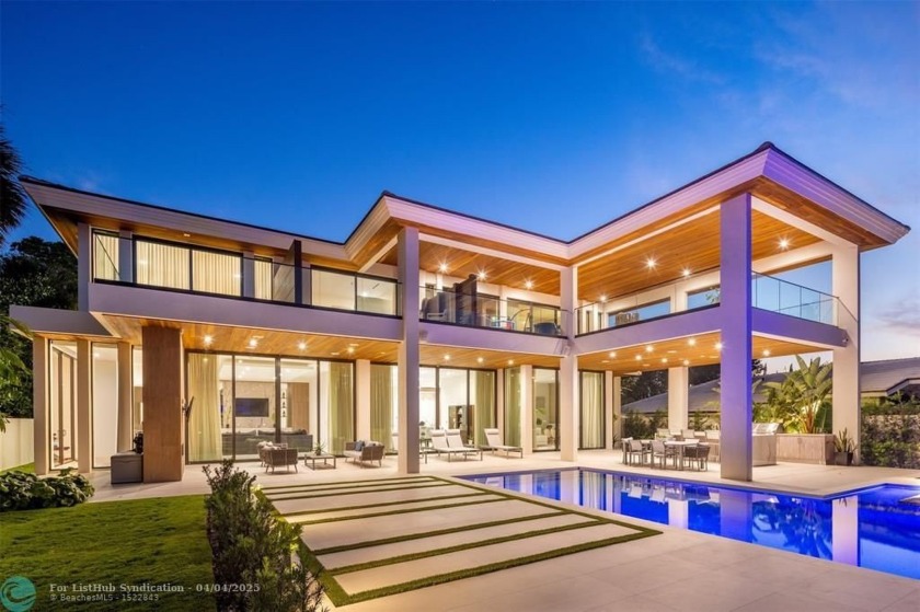 Custom, new construction, contemporary waterfront estate in the - Beach Home for sale in Fort Lauderdale, Florida on Beachhouse.com