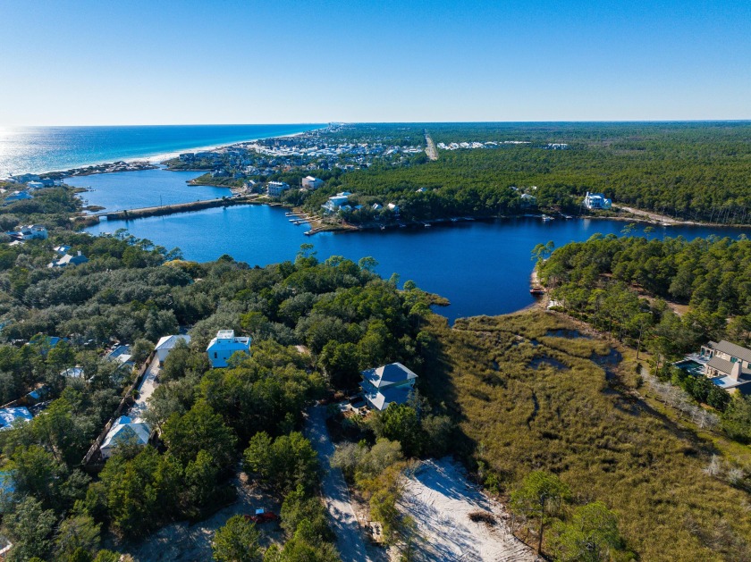 Large, elevated lot with fantastic views over marsh and Camp - Beach Lot for sale in Inlet Beach, Florida on Beachhouse.com
