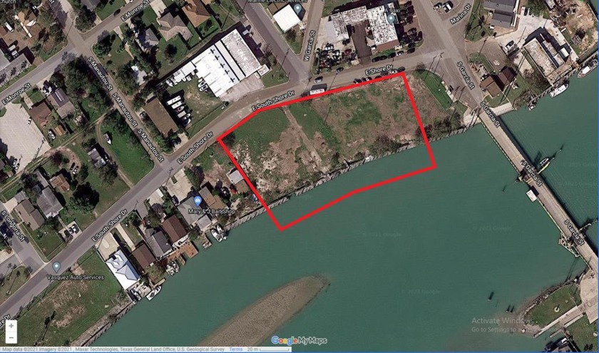 Appx. 450'  of WATERFRONT PROPERTY ON THE INTRACOASTAL WATERWAY! - Beach Commercial for sale in Port Isabel, Texas on Beachhouse.com