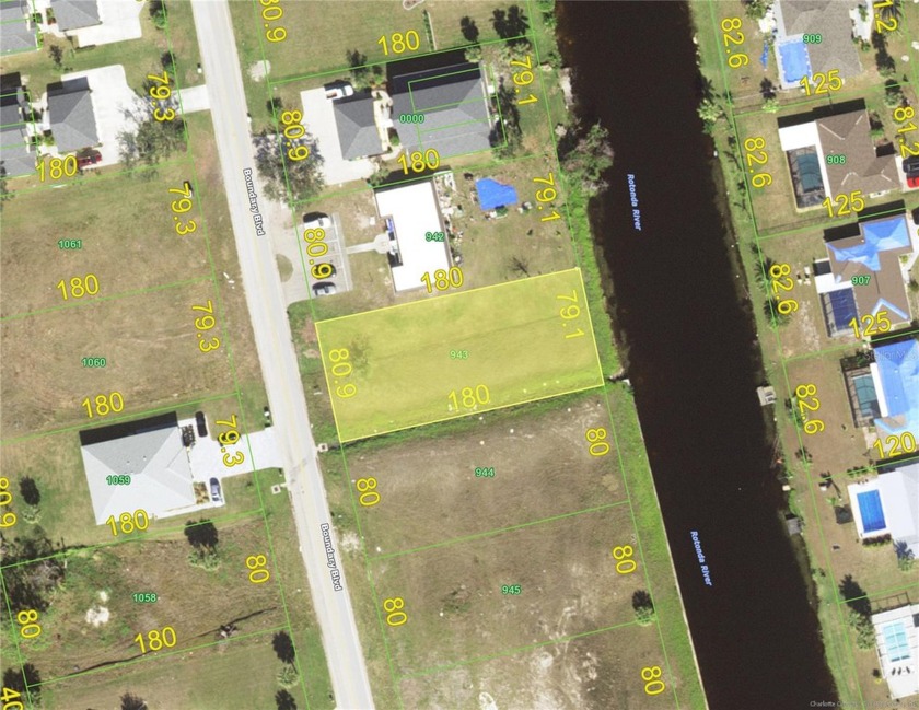 This third of an acre waterfront lot is zoned Multi-family - Beach Lot for sale in Rotonda West, Florida on Beachhouse.com