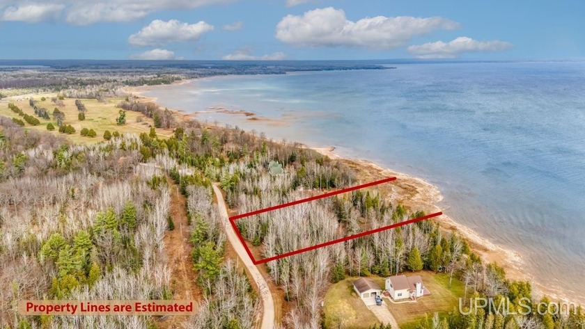 This 1.84-acre lot offers 237 feet of frontage on Lake - Beach Lot for sale in Nahma, Michigan on Beachhouse.com