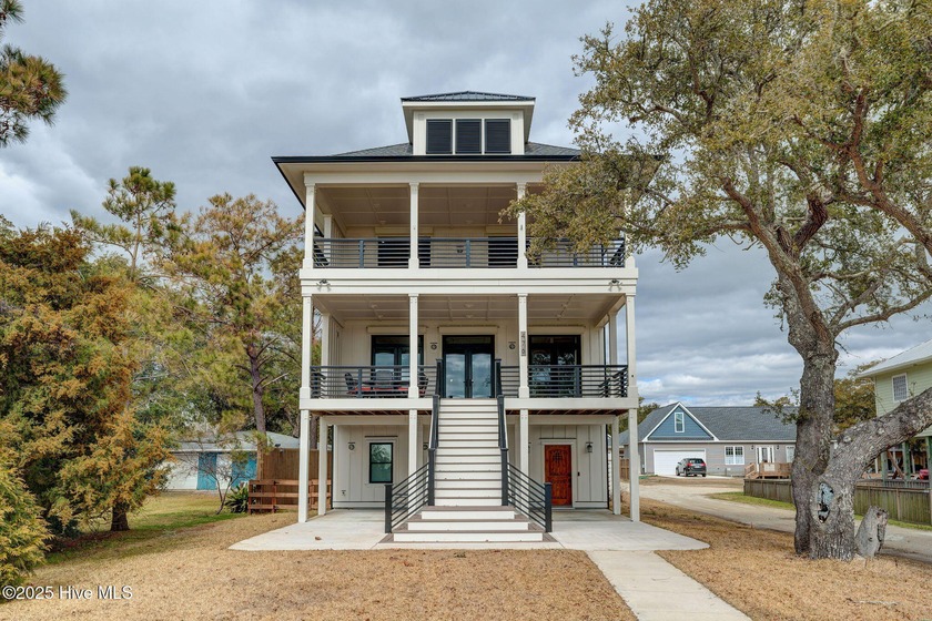 This meticulously crafted waterfront estate, built in 2020 - Beach Home for sale in Hampstead, North Carolina on Beachhouse.com