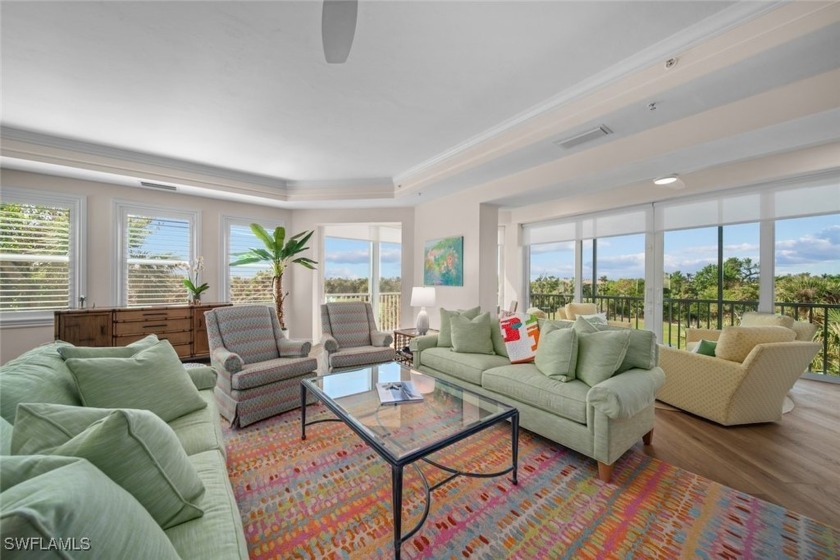 A birds eye view over the treetops toward the southwest from - Beach Condo for sale in Sanibel, Florida on Beachhouse.com