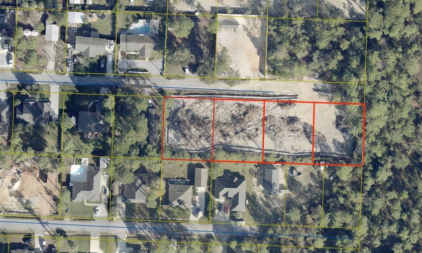 1.07 acre lot on a dead end street, these four lots with no HOA - Beach Lot for sale in Santa Rosa Beach, Florida on Beachhouse.com