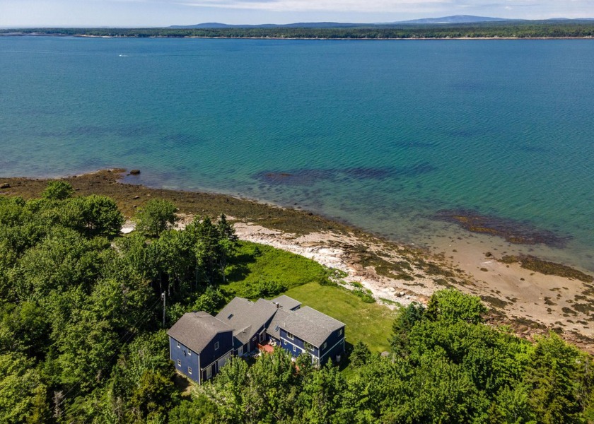 This waterfront home boasts stunning views of Gouldsboro Bay - Beach Home for sale in Steuben, Maine on Beachhouse.com