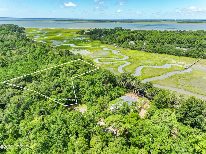 Claim your slice of Lowcountry paradise with this gorgeous tidal - Beach Lot for sale in Saint Helena Island, South Carolina on Beachhouse.com