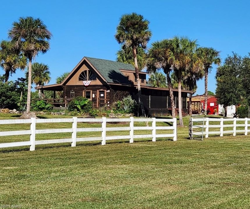 RARE opportunity RANCH 5.8 ACRES. High quality log home barn and - Beach Home for sale in Naples, Florida on Beachhouse.com