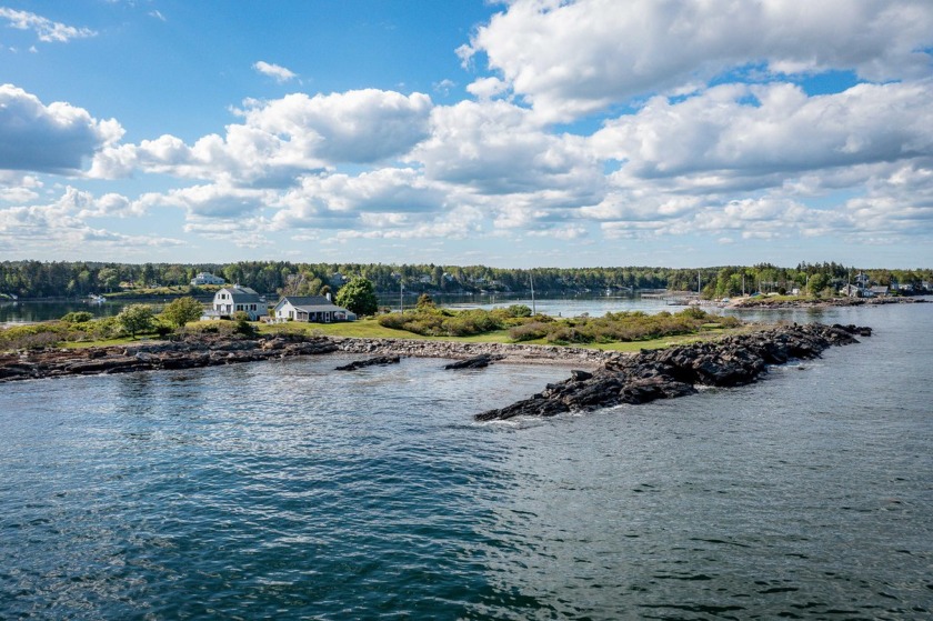 The tip of a peninsula or a tidal island? 

Enjoy stunning - Beach Home for sale in Harpswell, Maine on Beachhouse.com