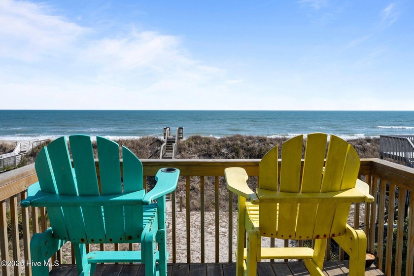 Oceanfront Gem in North Topsail Beach! Welcome to your dream - Beach Townhome/Townhouse for sale in North Topsail Beach, North Carolina on Beachhouse.com