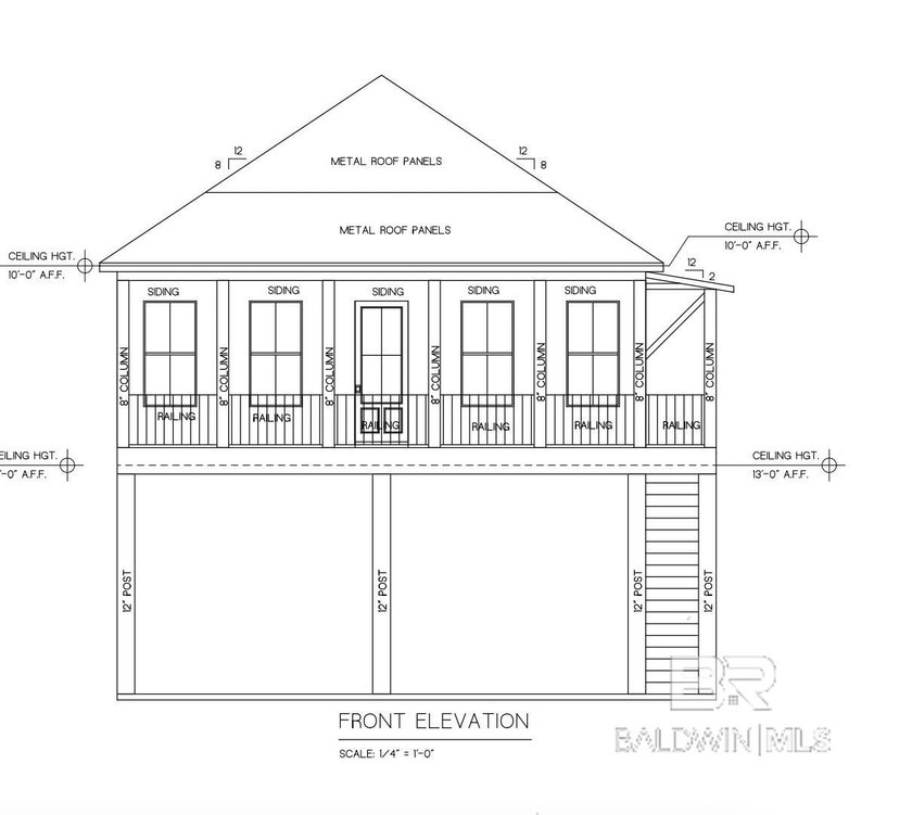 CUSTOM BUILT 3 BED 2 BATH RAISED BEACH COTTAGE HOME IN BEAR - Beach Home for sale in Orange Beach, Alabama on Beachhouse.com