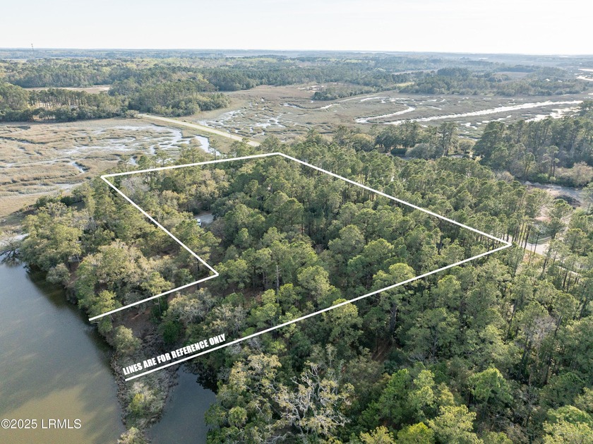 Rare 5-acre estate homesite on gated Polawana Island offering - Beach Acreage for sale in Saint Helena Island, South Carolina on Beachhouse.com