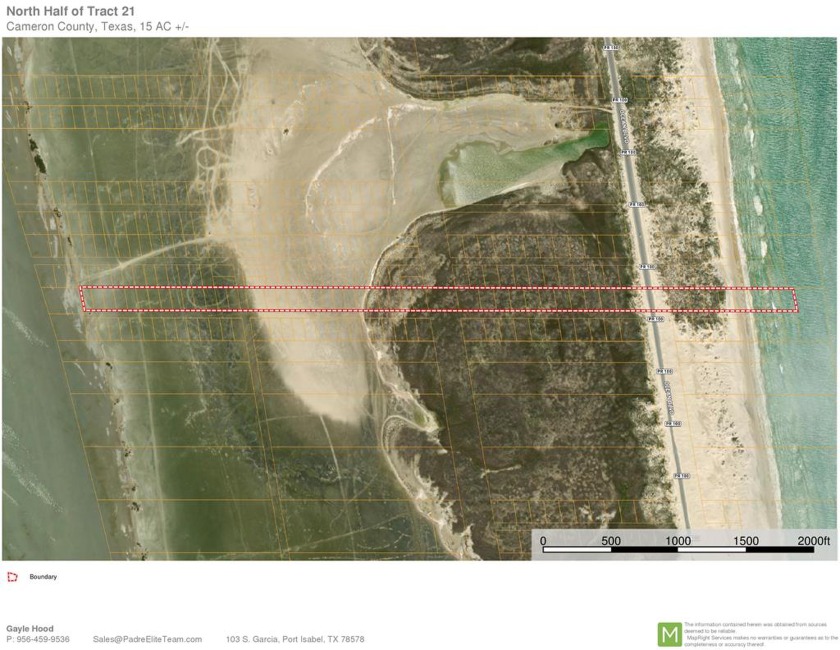 BEACH TO BAY! YOU CAN OWN THE ENTIRE NORTHERN HALF OF TRACT 21 - Beach Lot for sale in South Padre Island, Texas on Beachhouse.com