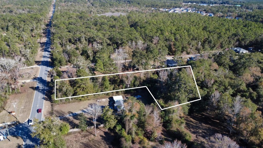 Great location, highway frontage with privacy on 1.34 acres - Beach Lot for sale in Crawfordville, Florida on Beachhouse.com