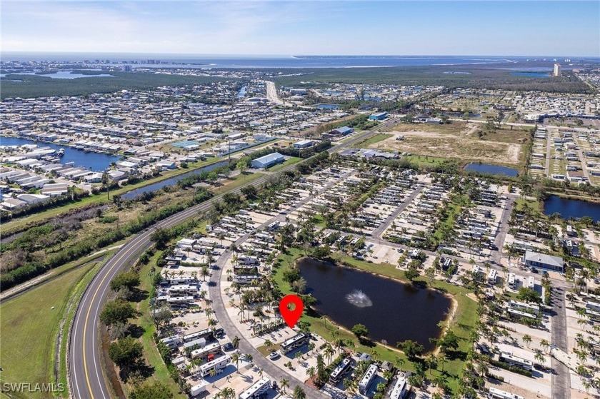 This one-of-a-kind waterfront lot is located in Luxury RV Resort - Beach Lot for sale in Fort Myers Beach, Florida on Beachhouse.com