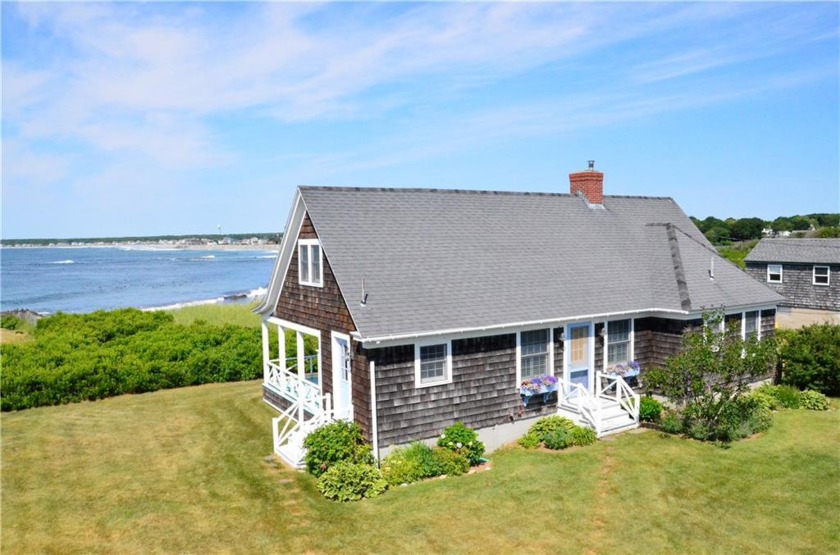 Truly gorgeous cottage nestled on 1/2 acre beachfront lot, this - Beach Home for sale in Biddeford, Maine on Beachhouse.com