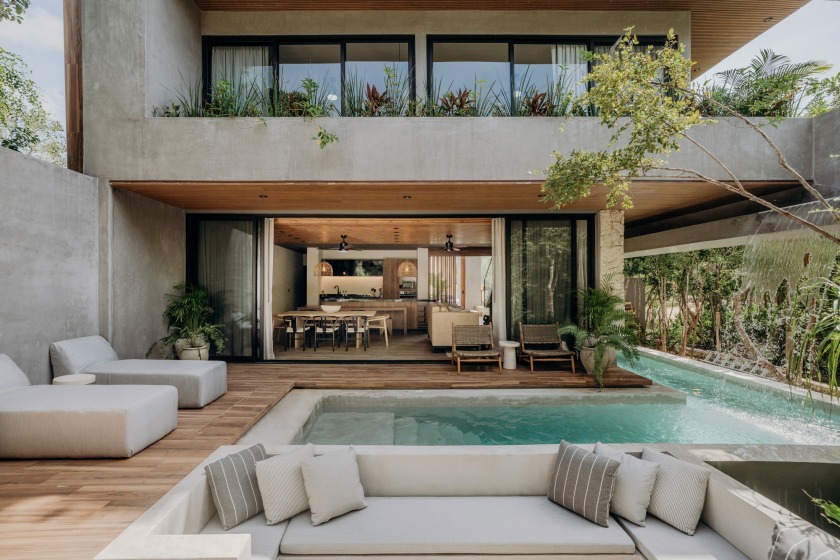 Villa Kahaal is a four-bedroom, four-and-a-half-bathroom luxury - Beach Townhome/Townhouse for sale in Tulum,  on Beachhouse.com