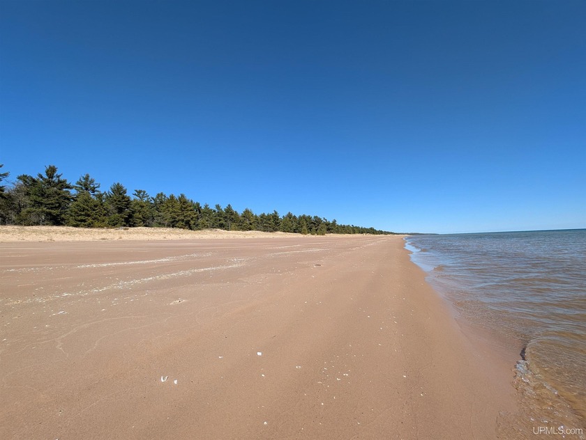 This 13-acre parcel offers 500 feet of private, walk in the sand - Beach Acreage for sale in Gulliver, Michigan on Beachhouse.com