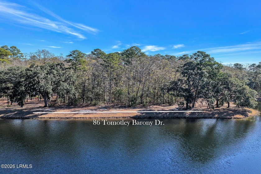 Gorgeous long views of Lake Bellinger! This expansive 1.73-acre - Beach Lot for sale in Seabrook, South Carolina on Beachhouse.com