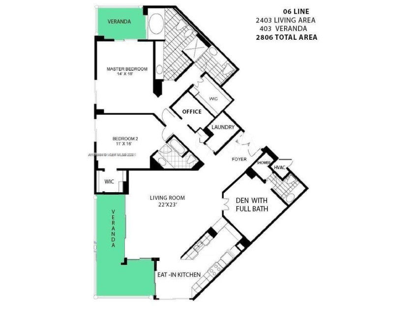 Stunning Brickell Apartment -- 2,803 Sq Ft Total (2,403 Interior - Beach Condo for sale in Miami, Florida on Beachhouse.com