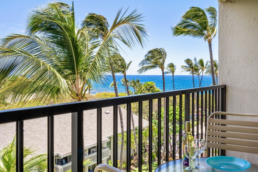 Take in the ocean views from this clean, top floor, turn-key - Beach Condo for sale in Kihei, Hawaii on Beachhouse.com