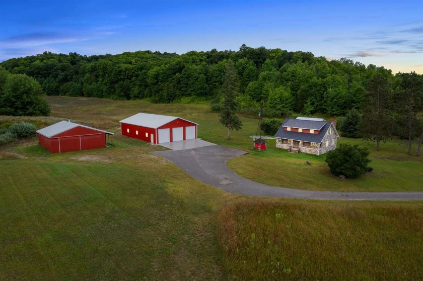 Stone house on 160 acres near Pickeral Lake! Indulge in the - Beach Home for sale in Petoskey, Michigan on Beachhouse.com