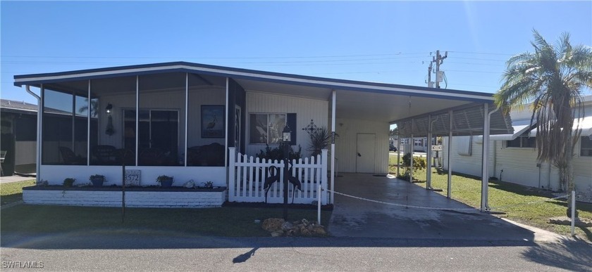 You Own The Land with this charming 2 bedroom, 2 bath home and - Beach Home for sale in North Fort Myers, Florida on Beachhouse.com