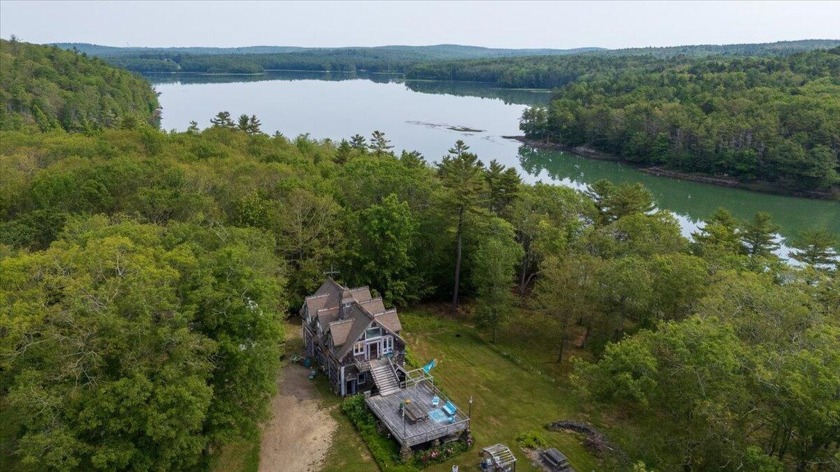 Nestled at the end of a private road, this charming home - Beach Home for sale in Boothbay, Maine on Beachhouse.com