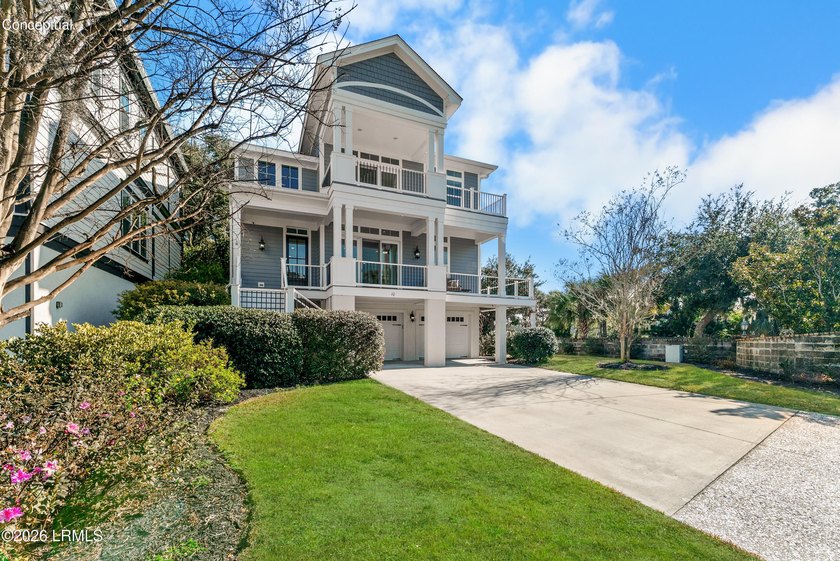 Positioned within the private gates of Shearwater on Hilton Head - Beach Home for sale in Hilton Head Island, South Carolina on Beachhouse.com