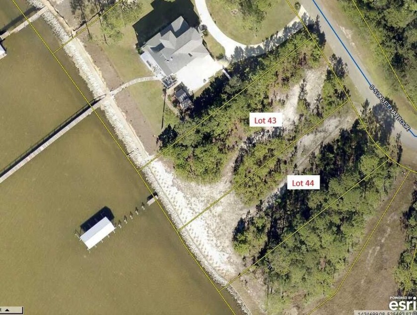 TWO Beautiful BAYFRONT Lots with Sunset Views in growing - Beach Lot for sale in Freeport, Florida on Beachhouse.com