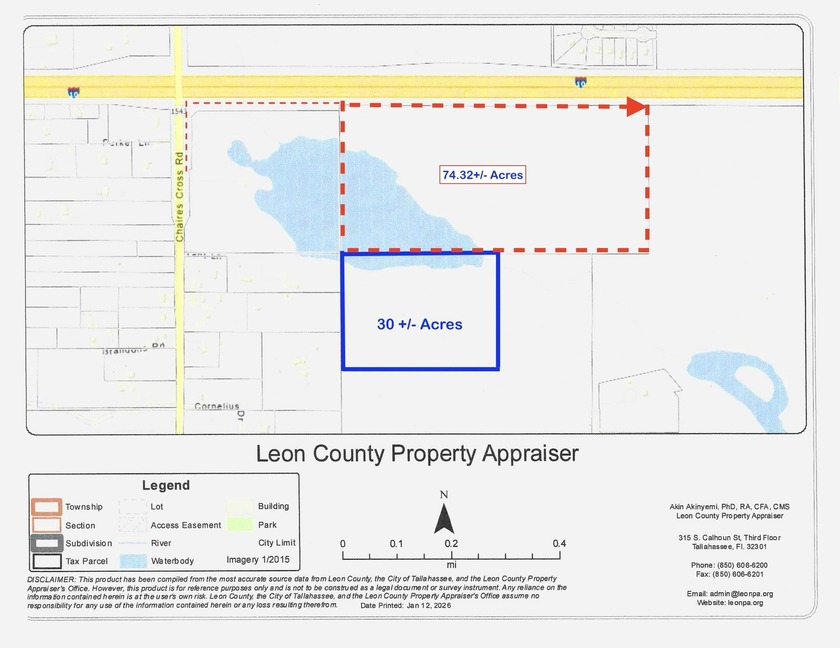 This property is prime for development of 10 single family 3 - Beach Acreage for sale in Tallahassee, Florida on Beachhouse.com