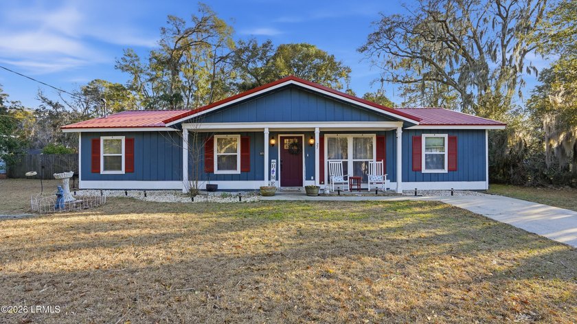 Welcome Home to this updated 4-bedroom, 2-bath property situated - Beach Home for sale in Beaufort, South Carolina on Beachhouse.com