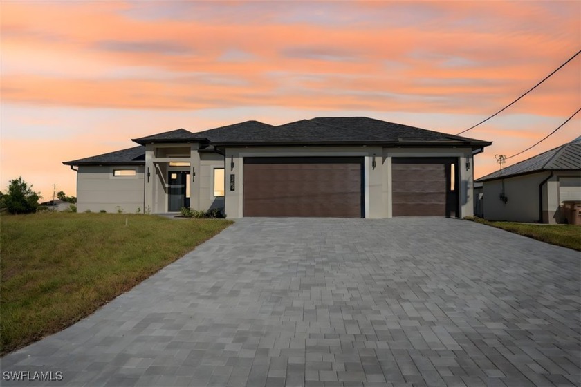 Welcome home to this stunning brand new contemporary - Beach Home for sale in Cape Coral, Florida on Beachhouse.com